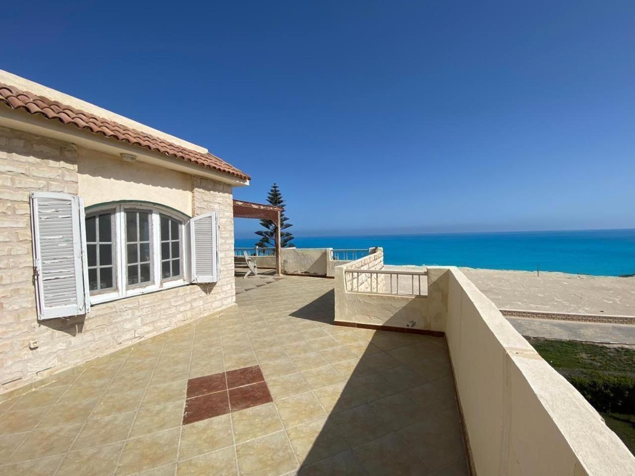 Beachfront Chalet In Green Beach, North Coast Villa เอลอาลาเมน ภายนอก รูปภาพ