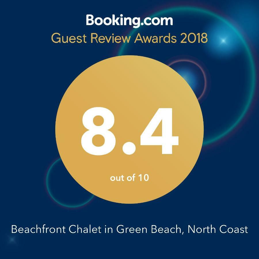 Beachfront Chalet In Green Beach, North Coast Villa เอลอาลาเมน ภายนอก รูปภาพ
